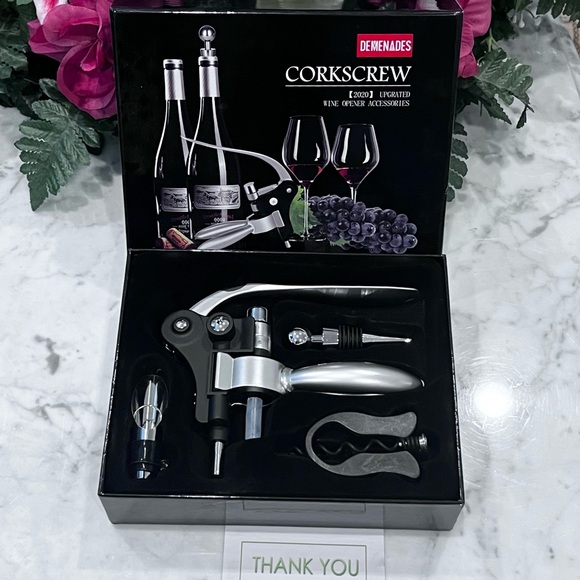 Wine Bottle Opener Corkscrew Set Demenades Wine Opener Kit. - Picture 6 of 8